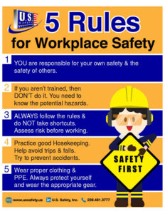 5 rules for workplace safety