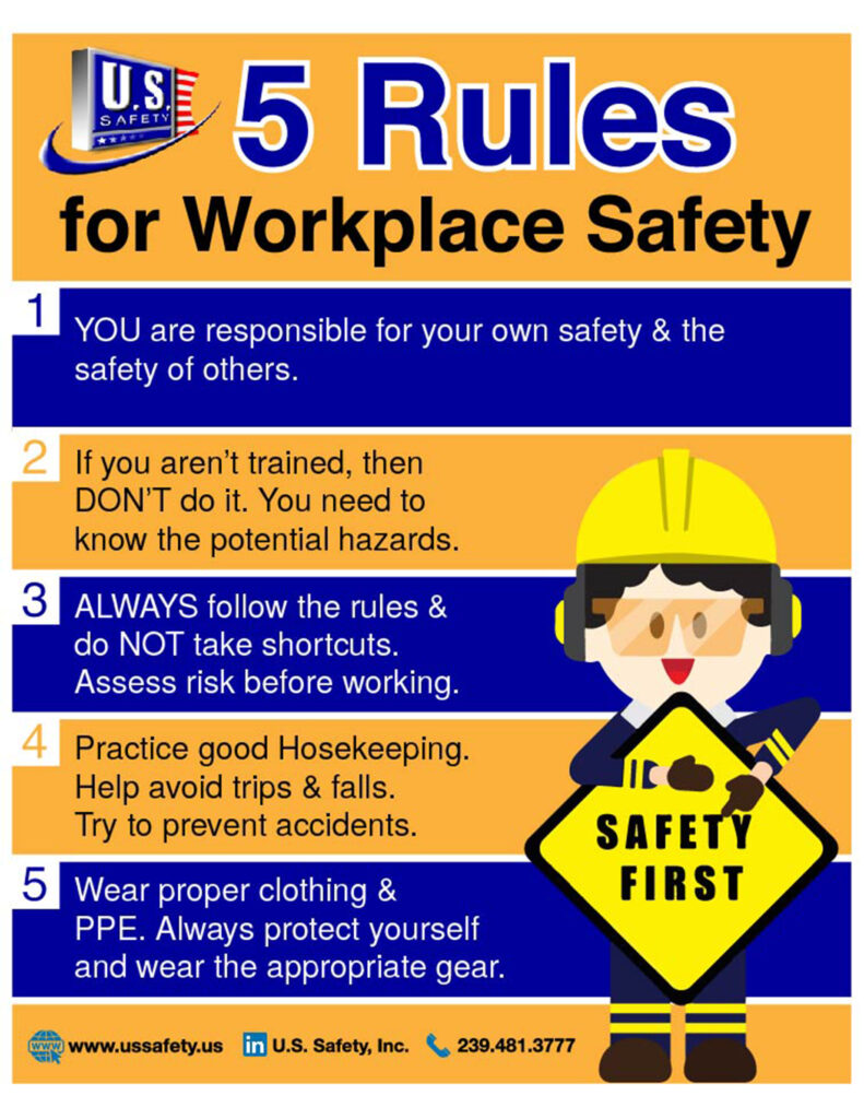 Printable Safety Posters For The Workplace